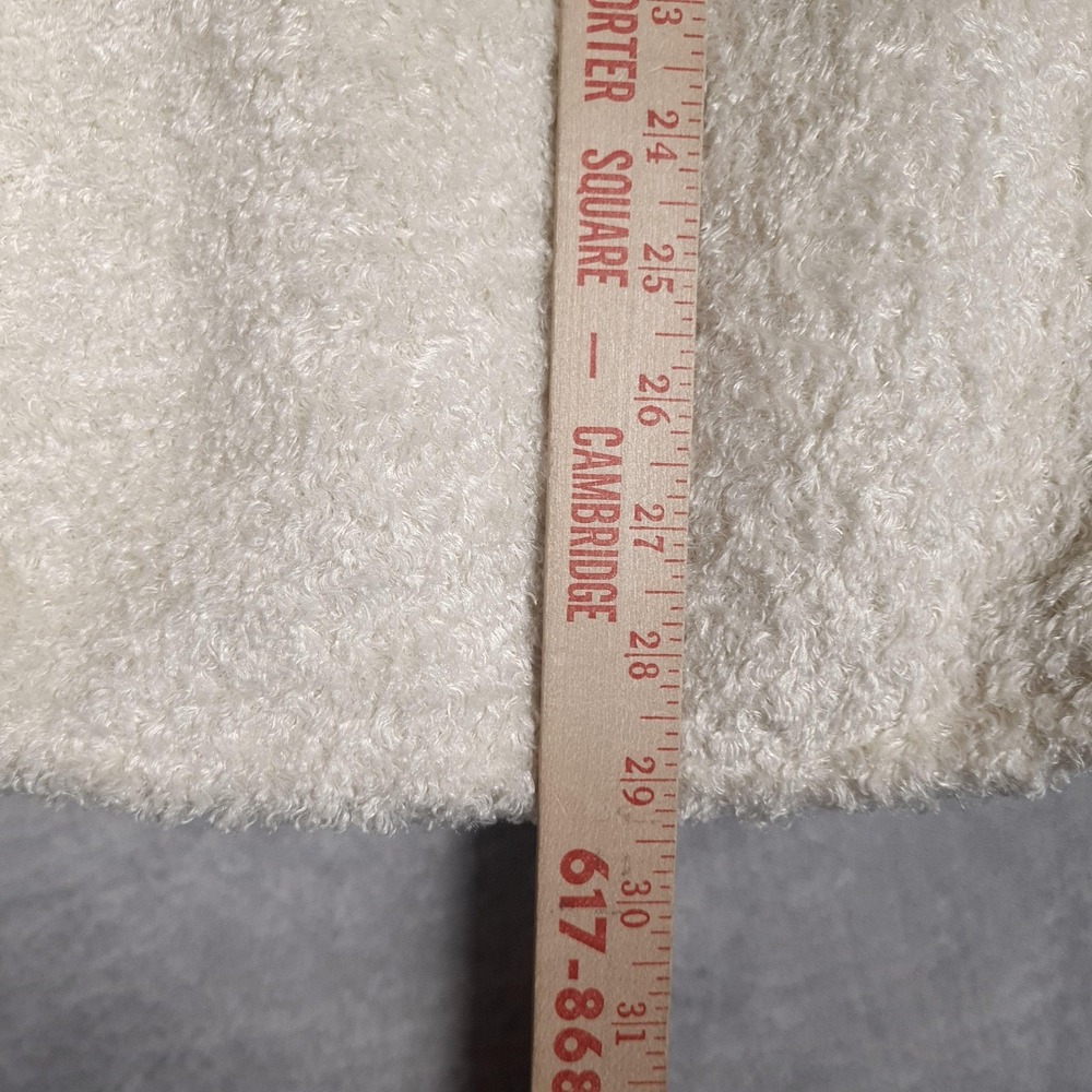 Dudley Stephens Jacket Womens Medium White Fleece Full Zip Lined USA Coat - Picture 14 of 16